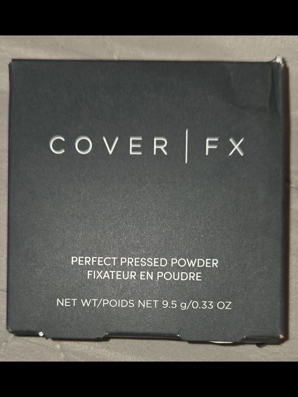COVER FX Perfect Pressed Powder Compact  Silver